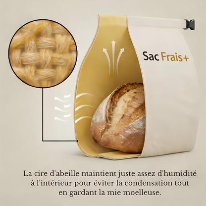 Sac Frais+ 100 % coton et cire d'abeille