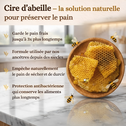 Sac Frais+ 100 % coton et cire d'abeille