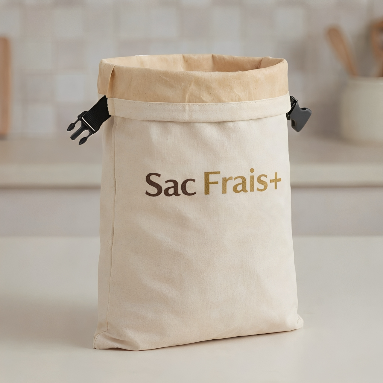 Sac Frais+ 100 % coton et cire d'abeille